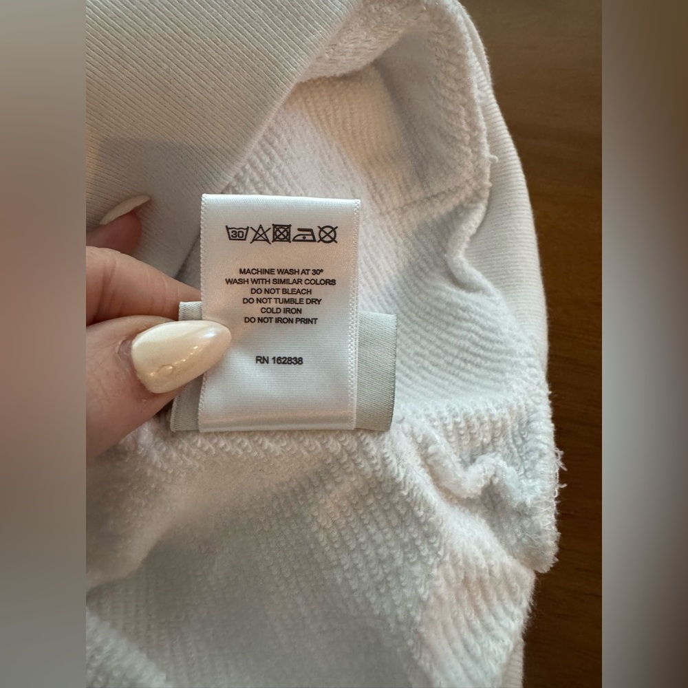 AUTHENTIC Denim Tears white on white hoodie Medium - Picture 8 of 8